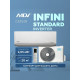Кондиционер MDV INFINI Inverter MDSAG-09HRDN8/MDOAG-09HDN8 9000 BTU белый  A++