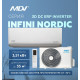 Conditioner MDV INFINI Nordic Heat Pump MDSAN-12HRFN8/MDOAN-12HFN8 12000 BTU Alb A+++